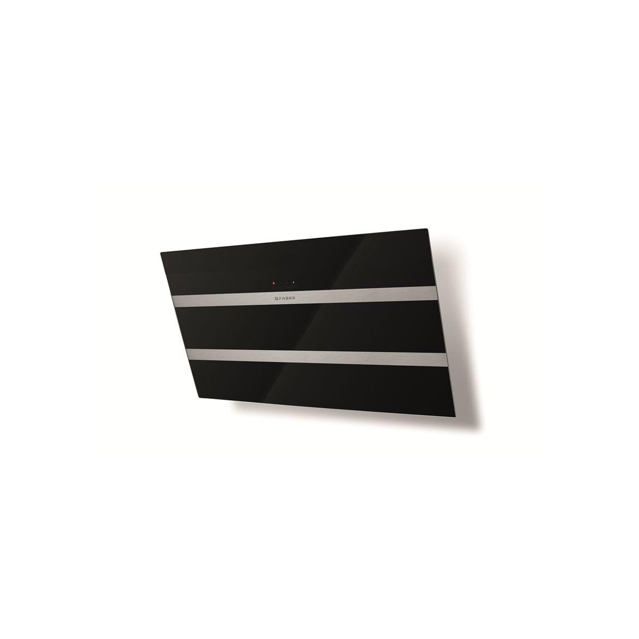 faber Hotte décorative murale inclinée STEELMAX 800 NOIR/INOX