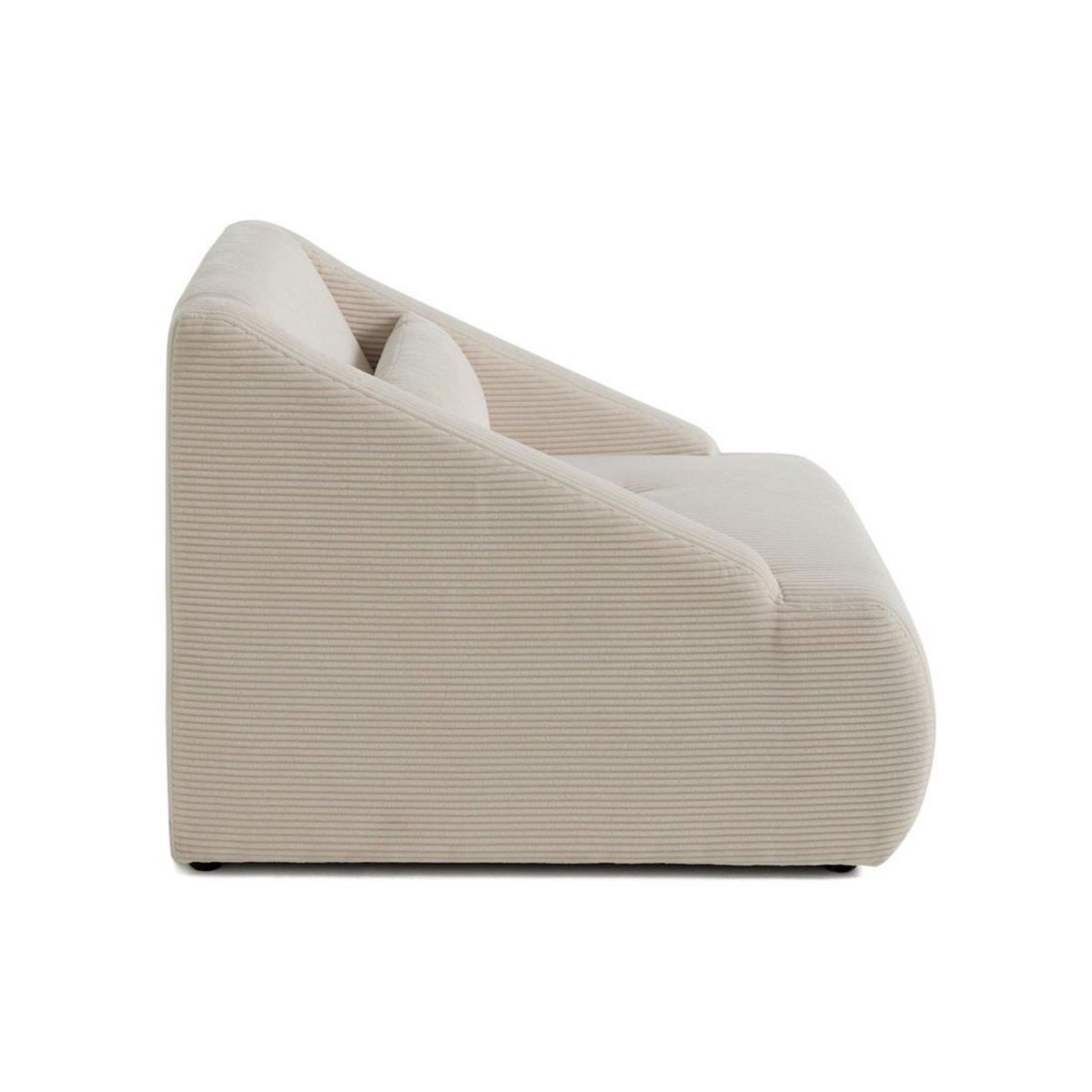 LISA DESIGN Onyx - fauteuil - en velours côtelé