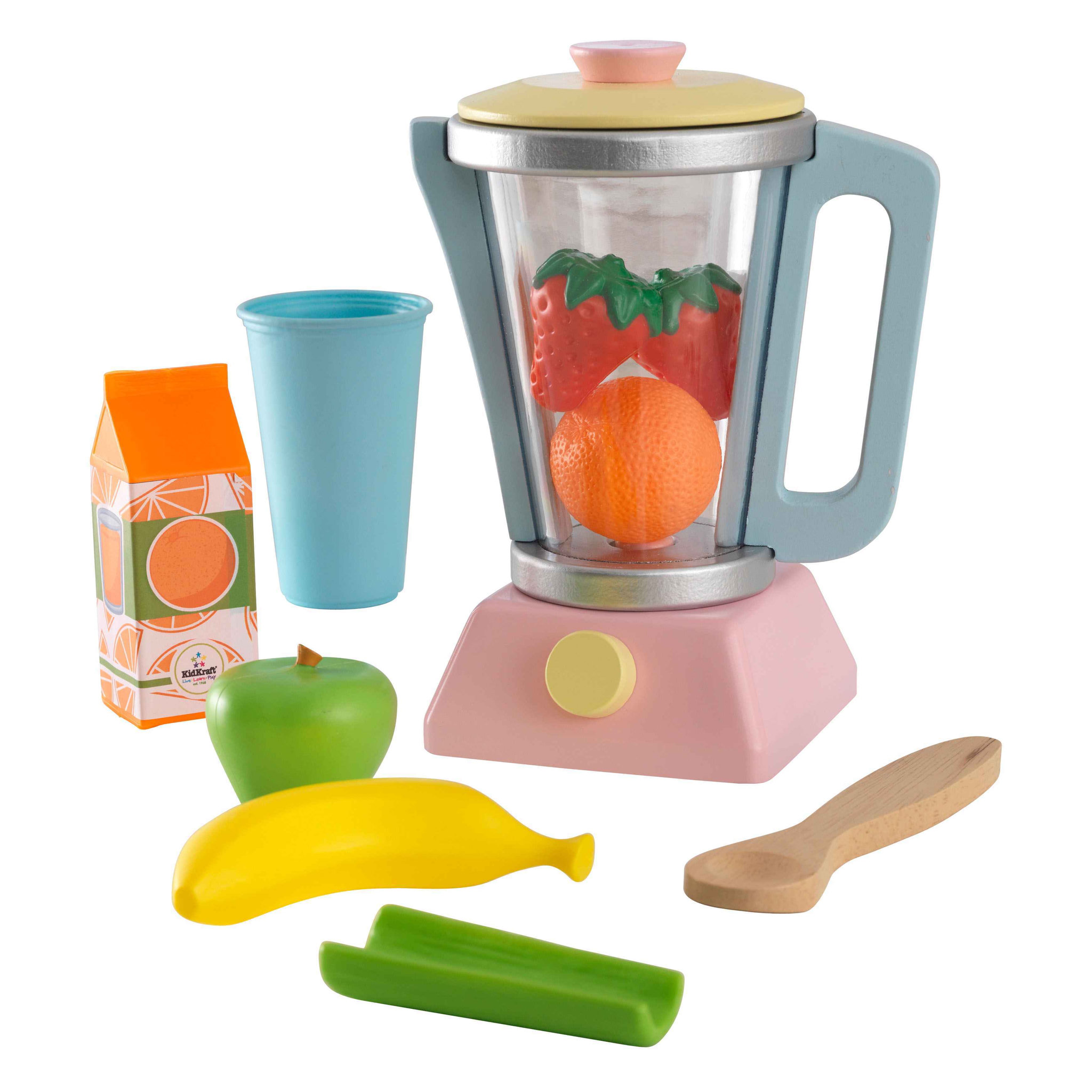 Voir la diapositive 1 : Kidkraft Set robot espresso en bois avec légumes et fruits