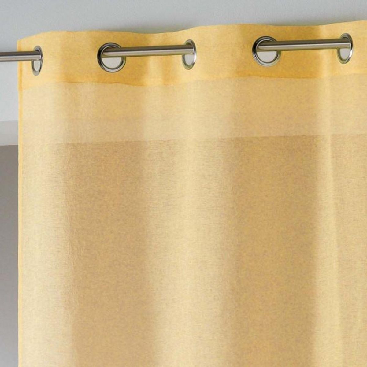 Paris Prix Rideau Voilage Étamine  Telma  140x240cm Jaune