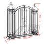 Voir la diapositive 5 : VIDAXL Portillon ornemental de jardin Fer forge 122 x 20,5 x 134 cm