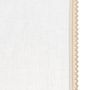 Voir la diapositive 4 : ATMOSPHERA Voilage en coton avec biais en dentelle LITTLE COTTAGE - 140 x 240 cm - Ecru