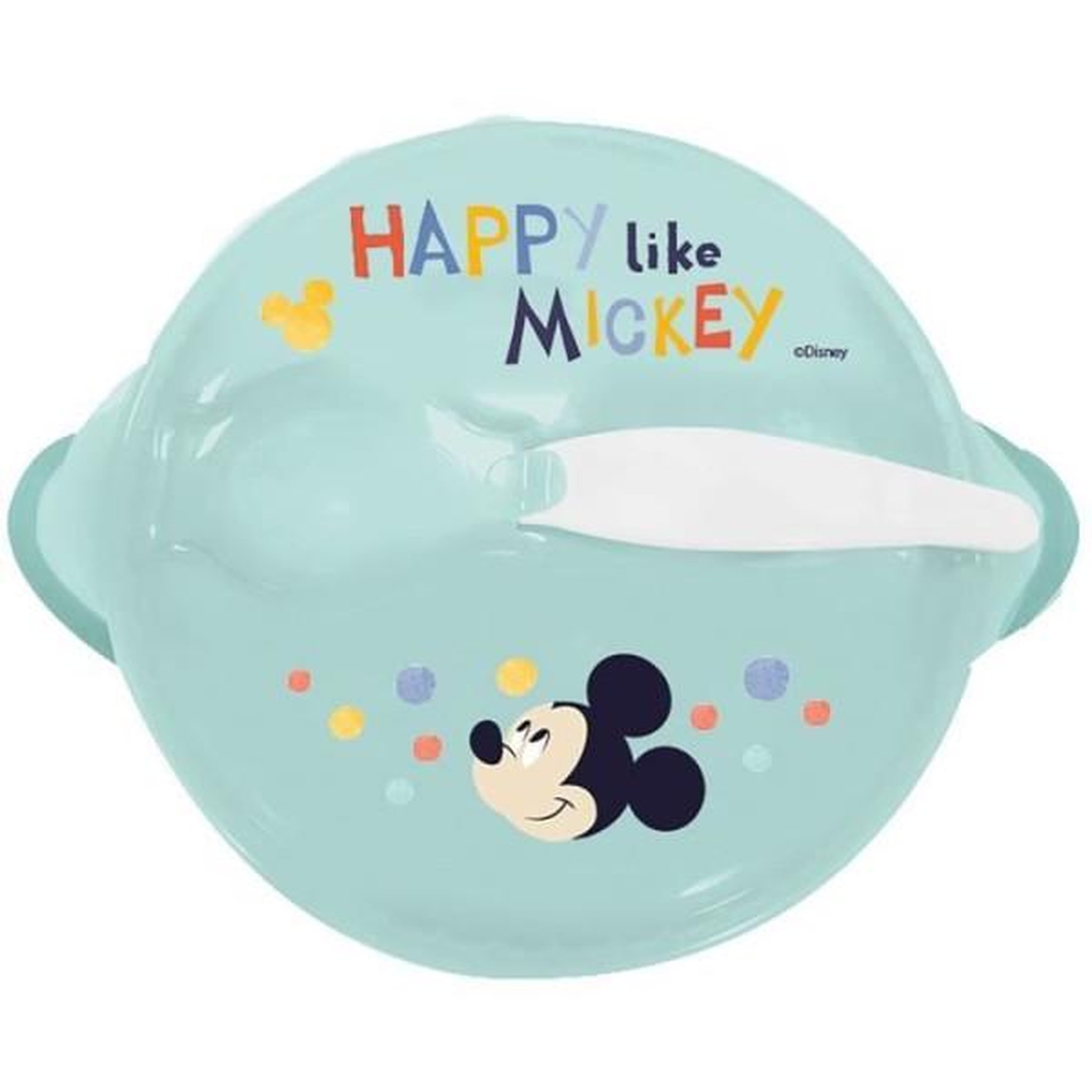 Voir la diapositive 5 : THERMOBABY Pack repas 1er age thermobaby mickey - 1 grignoteuse + 1 bol avec cuillere + 1 tasse a poignée + un set de 2 couverts