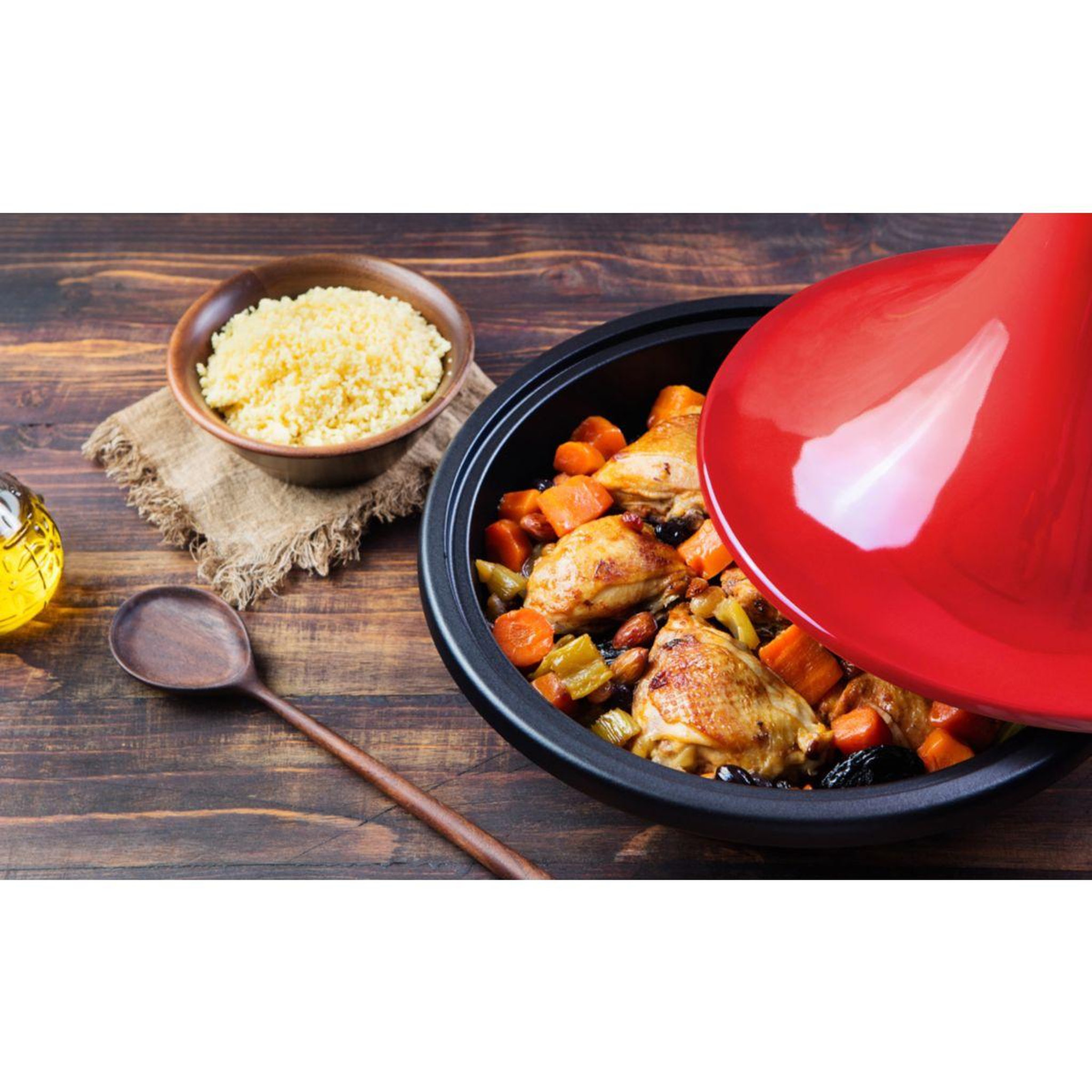 Voir la diapositive 4 : ESSENTIEL B Tajine 32 cm avec manique