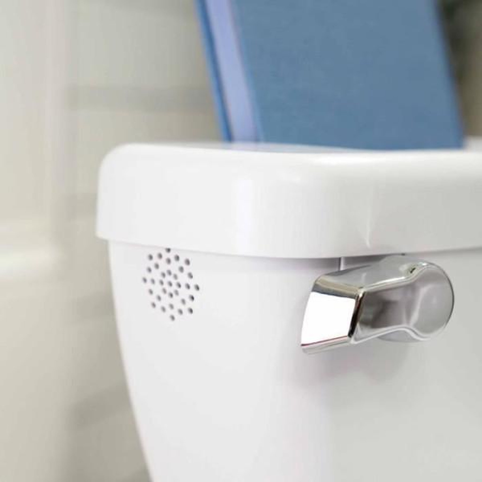 Voir la diapositive 4 : MARKET24 INGENUITY Mini Toilette enfant avec Réducteur de Toilette inclus, Chasse d'eau musicale et rangement lingette intégré blanc