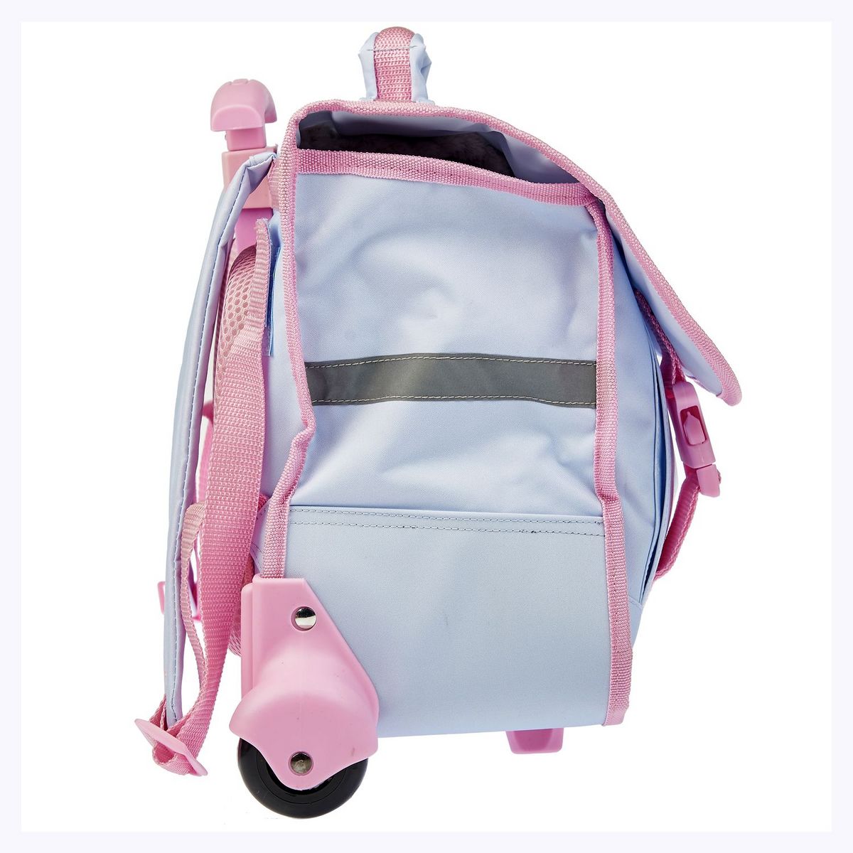 DISNEY Cartable à roulettes bleu La reine des Neiges