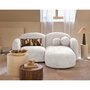 Voir la diapositive 1 : LISA DESIGN Velris - canapé d'angle droit 3 places en tissu moucheté