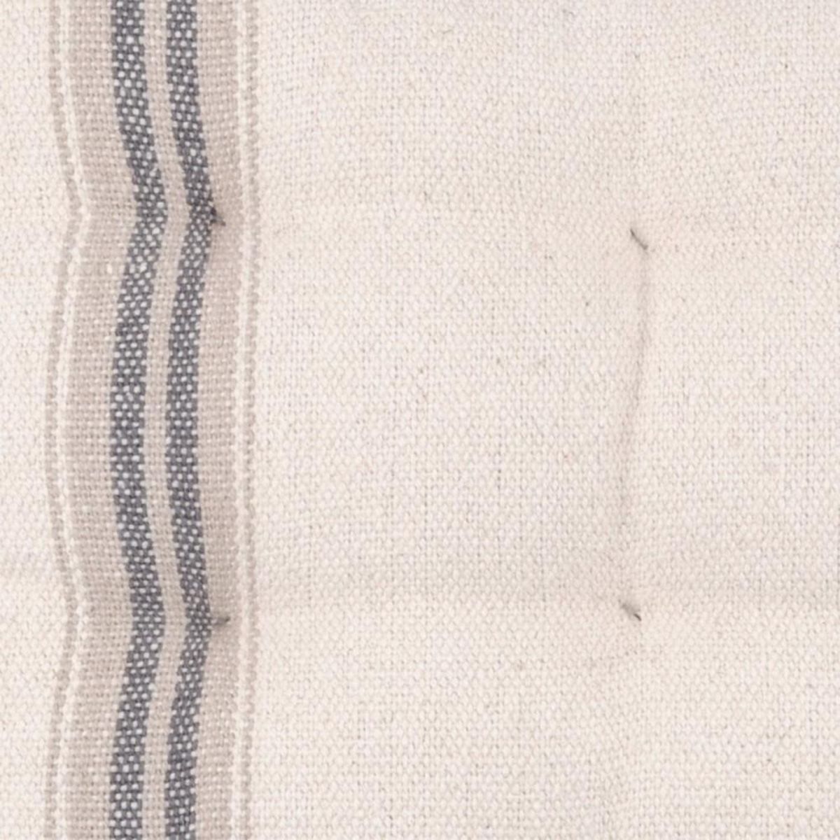 Lovely Casa Lot de 4 galettes de chaise 9 points 40x40 Montauban anthracite coton