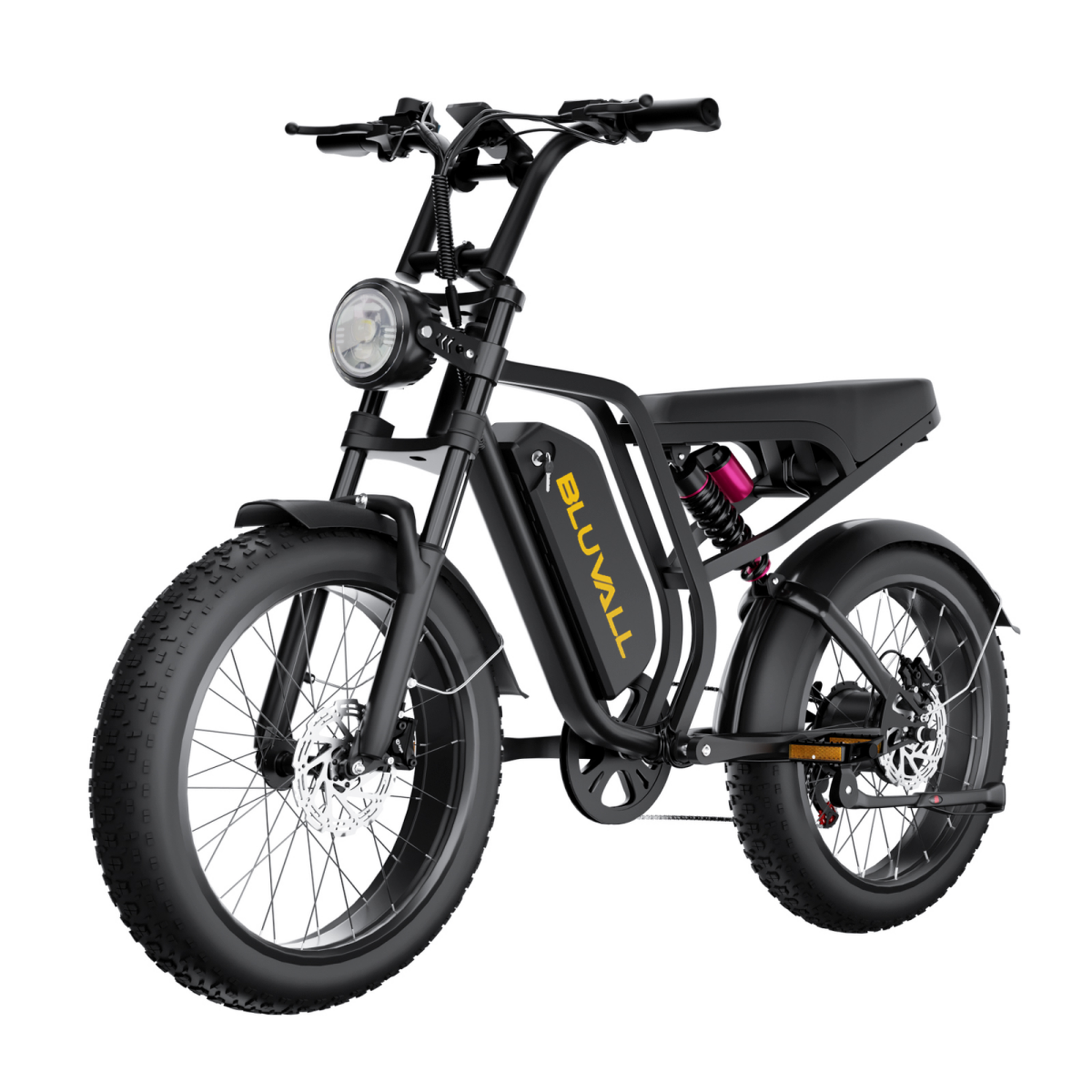 BLUVALL Vélo électrique bluvall su8 20  fat bike. Coloris disponibles : Orange, Bleu
