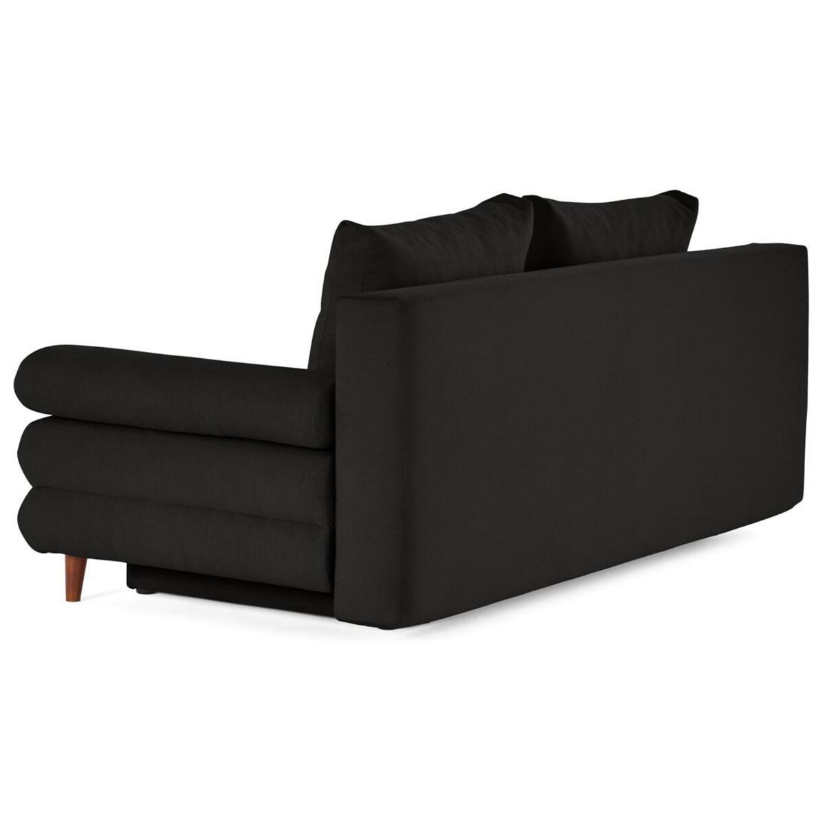 BEST MOBILIER Wonder - canapé 3 places convertible avec coffre en velours côtelé