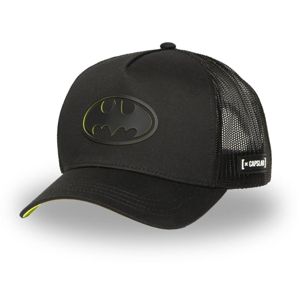 CAPSLAB Casquette trucker avec filet en sergé de coton DC Comics Logo