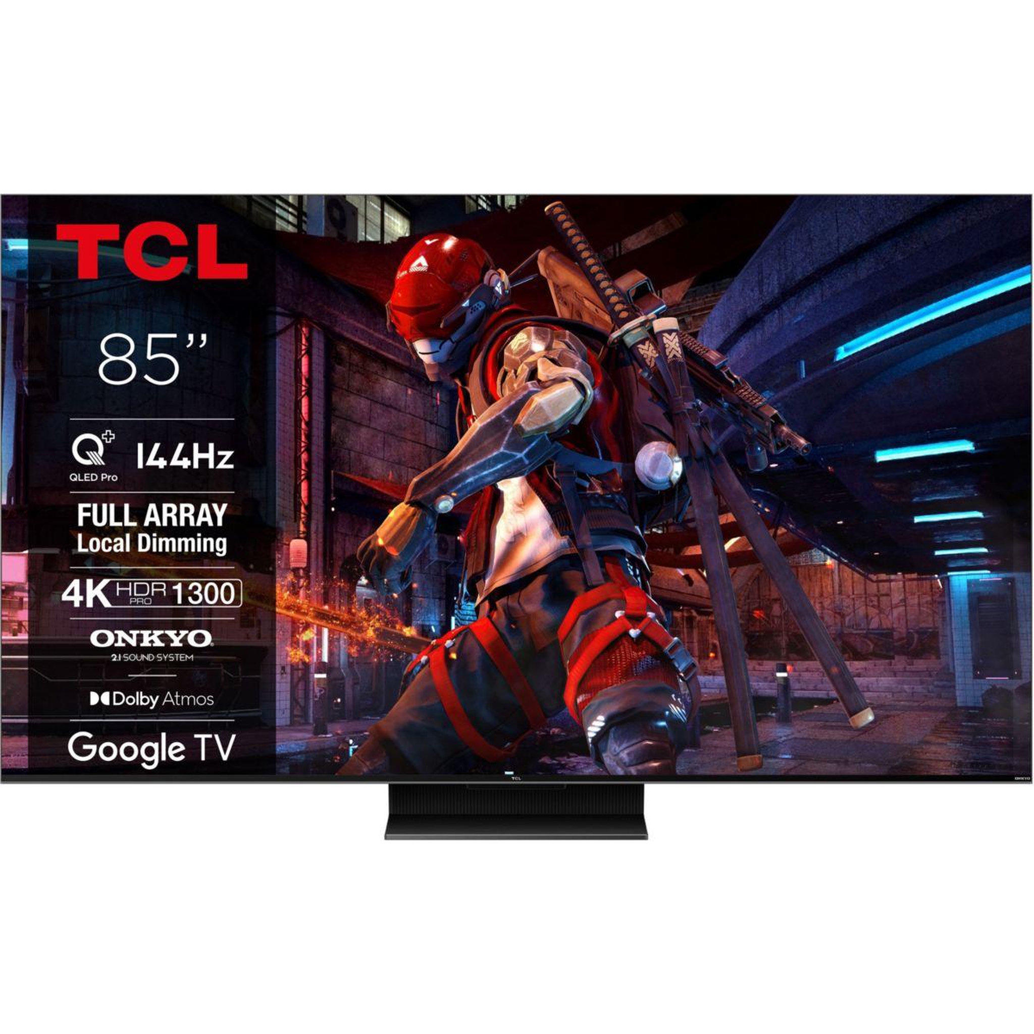 Voir la diapositive 1 : TCL TV QLED 85C745 2024