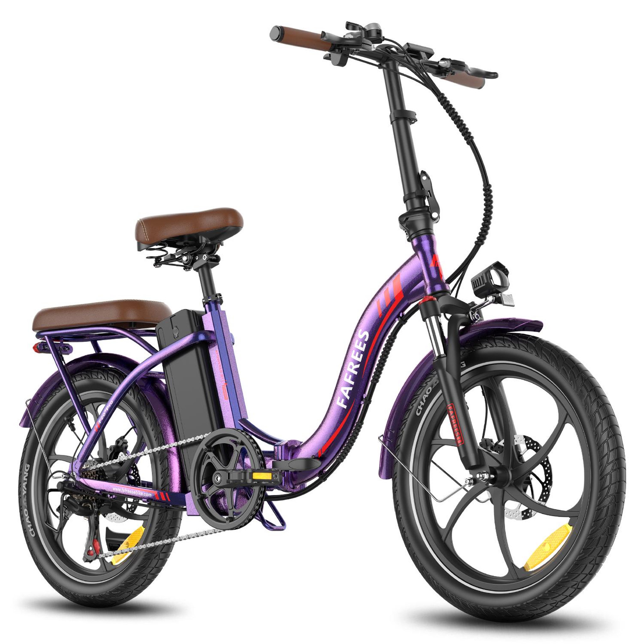 Voir la diapositive 4 : FAFREES Vélo électrique pliable de ville fafrees f20+ pro