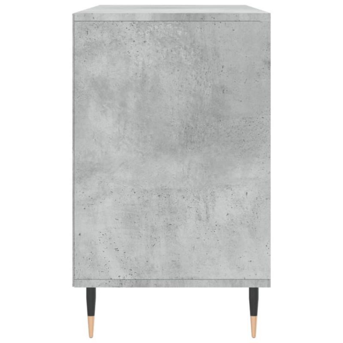 VIDAXL Armoire à chaussures Gris béton 102x36x60 cm Bois d ingénierie
