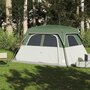 Voir la diapositive 3 : VIDAXL Tente de cabine familiale 6 personnes vert impermeable
