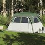 Voir la diapositive 3 : VIDAXL Tente de cabine familiale 6 personnes vert impermeable