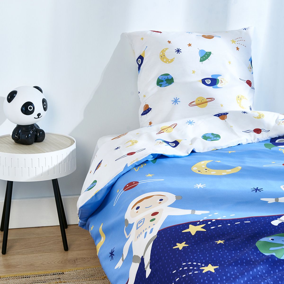 ACTUEL Parure housse de couette enfant en polycoton COSMO 