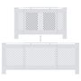 Voir la diapositive 5 : VIDAXL Cache-radiateur MDF Blanc 205 cm