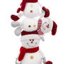 Voir la diapositive 2 : ATMOSPHERA Lot de 3 Bonhommes de Neige  Pyramide  75cm Blanc