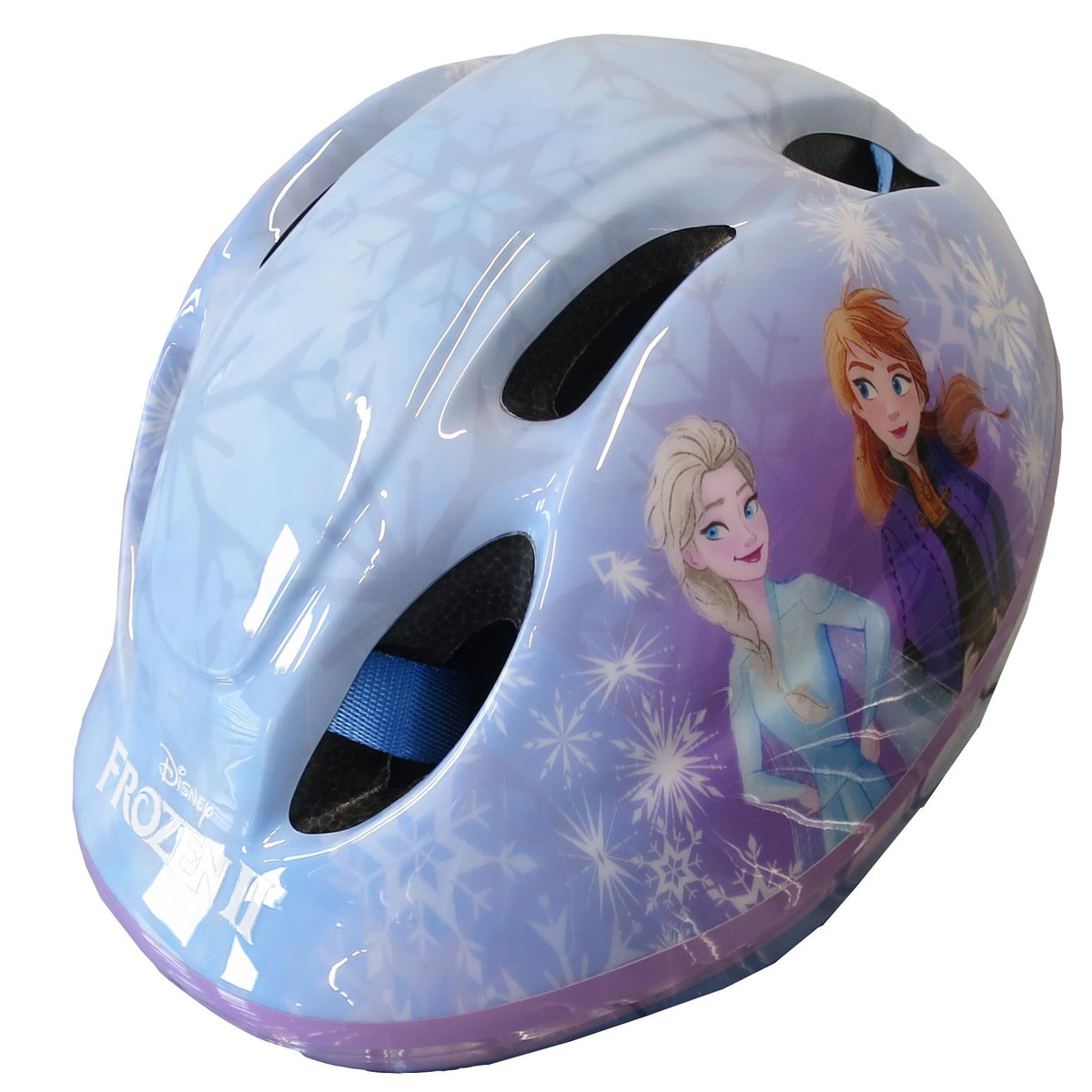 DISNEY Vélo enfant 16  Fille Reine des Neiges + Casque FROZEN pour enfant de 5 à 7 ans avec stabilisateurs - 2 freins - porte poupée & panier avant.