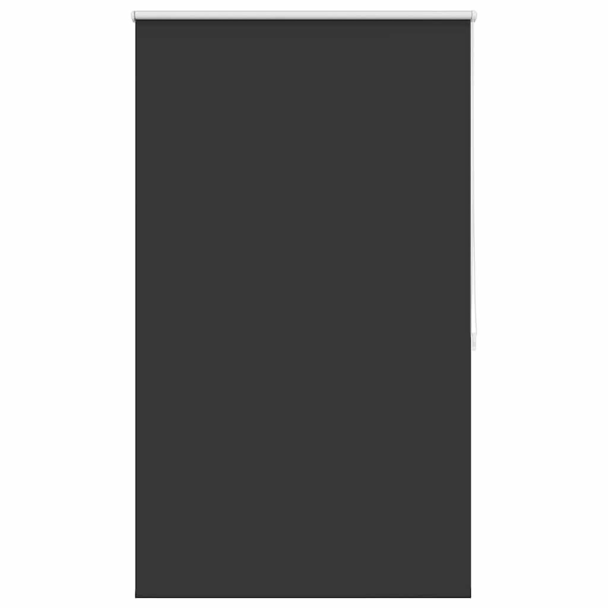 VIDAXL Store enrouleur occultant 124,4 x 175 cm, largeur du tissu 120 cm, noir