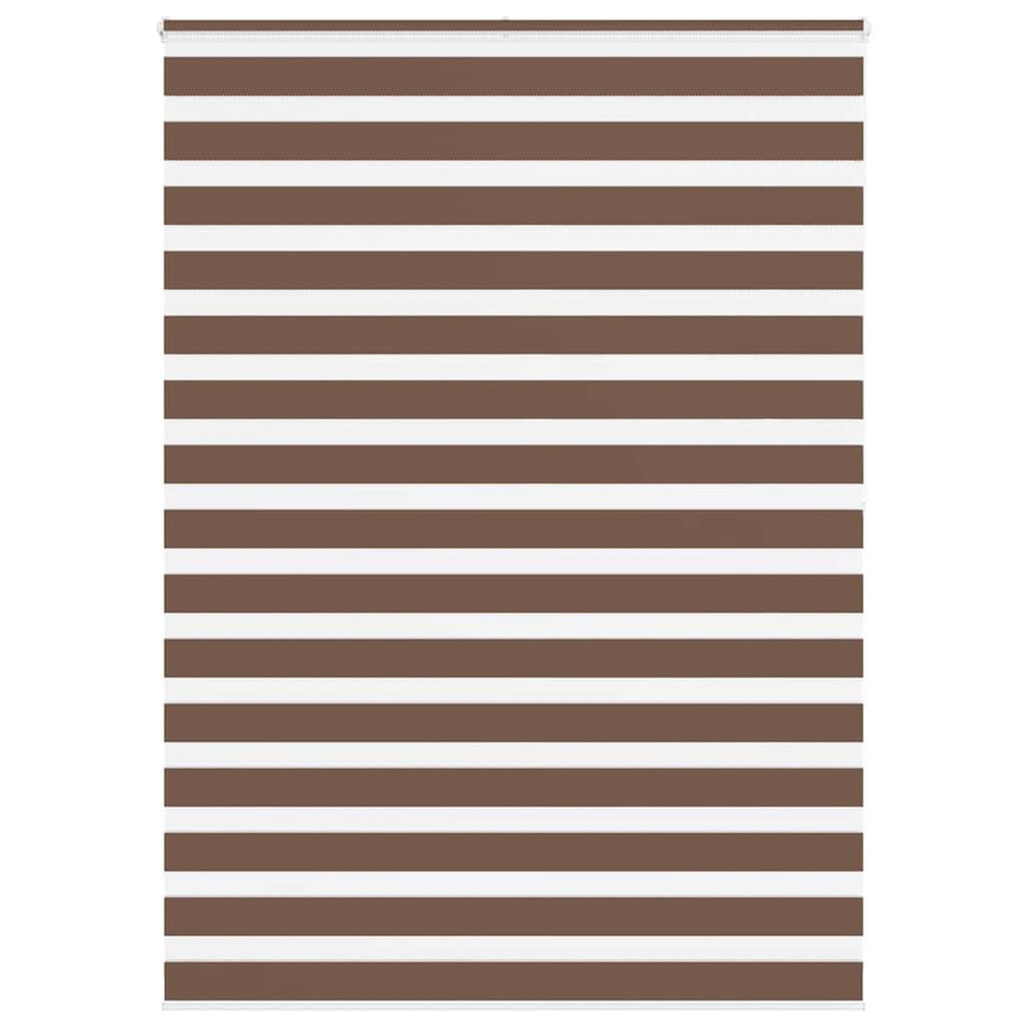 VIDAXL Store zebre marron 165x200cm largeur du tissu 160,9cm polyester