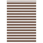 VIDAXL Store zebre marron 165x200cm largeur du tissu 160,9cm polyester