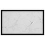 Voir la diapositive 4 : VIDAXL Table console Blanc 60x35x75 cm Verre trempe