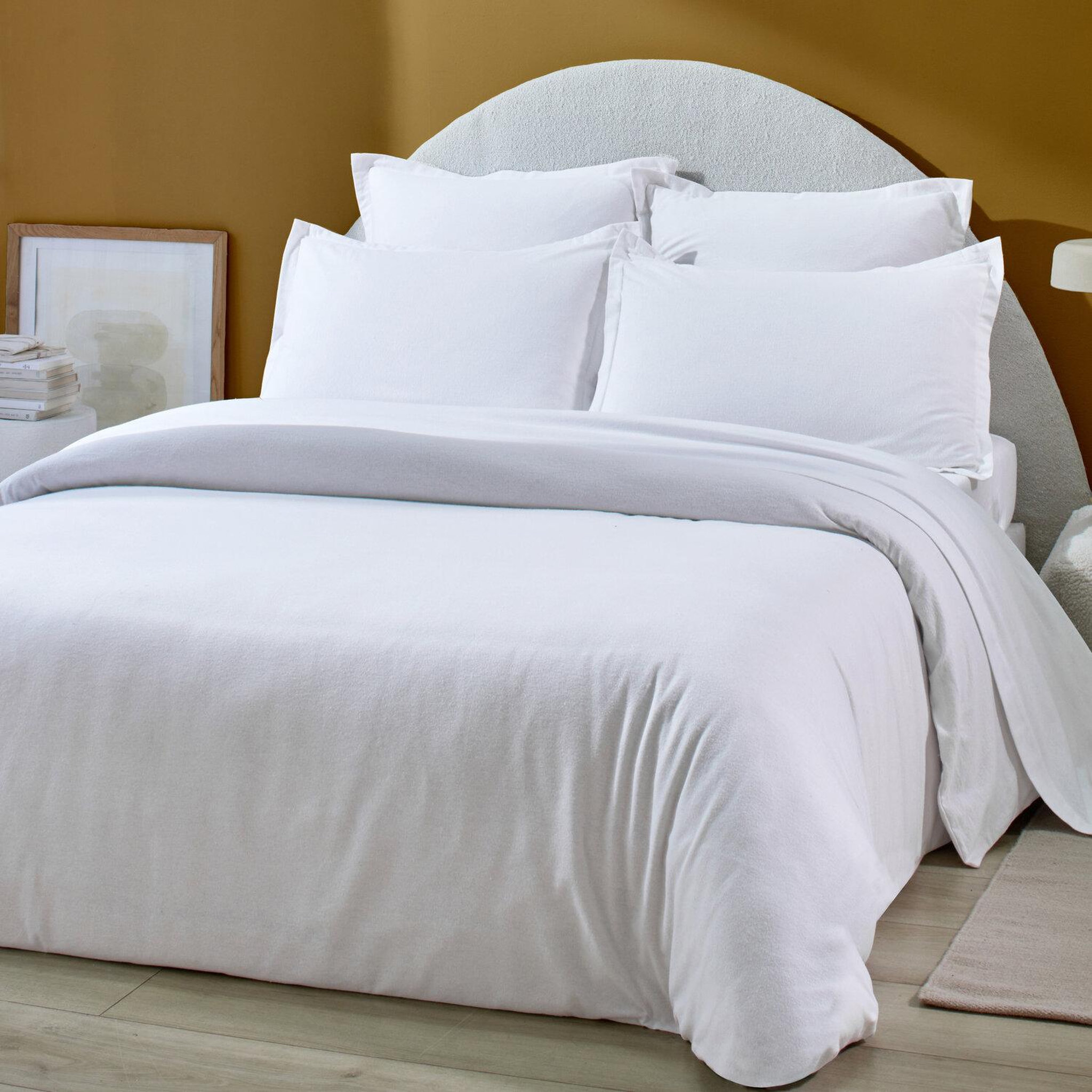 Voir la diapositive 2 : Home collection Housse de couette 100% flanelle de coton