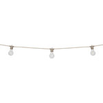 ATMOSPHERA Guirlande Extérieur Solaire en Jute  Gina  660cm Beige