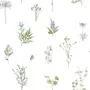 Noordwand Noordwand Papier peint Evergreen Herbs and Flowers blanc