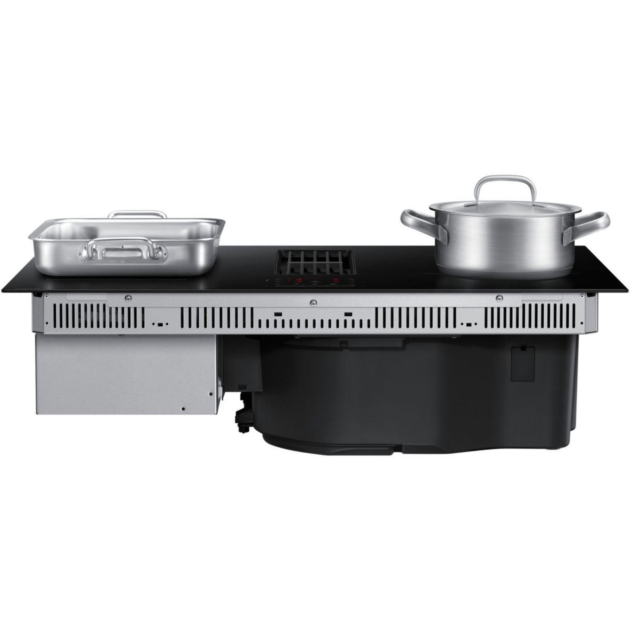 Voir la diapositive 2 : Samsung Plaque induction cc90h84padur anti-rayures matttouch-1 flex zone
