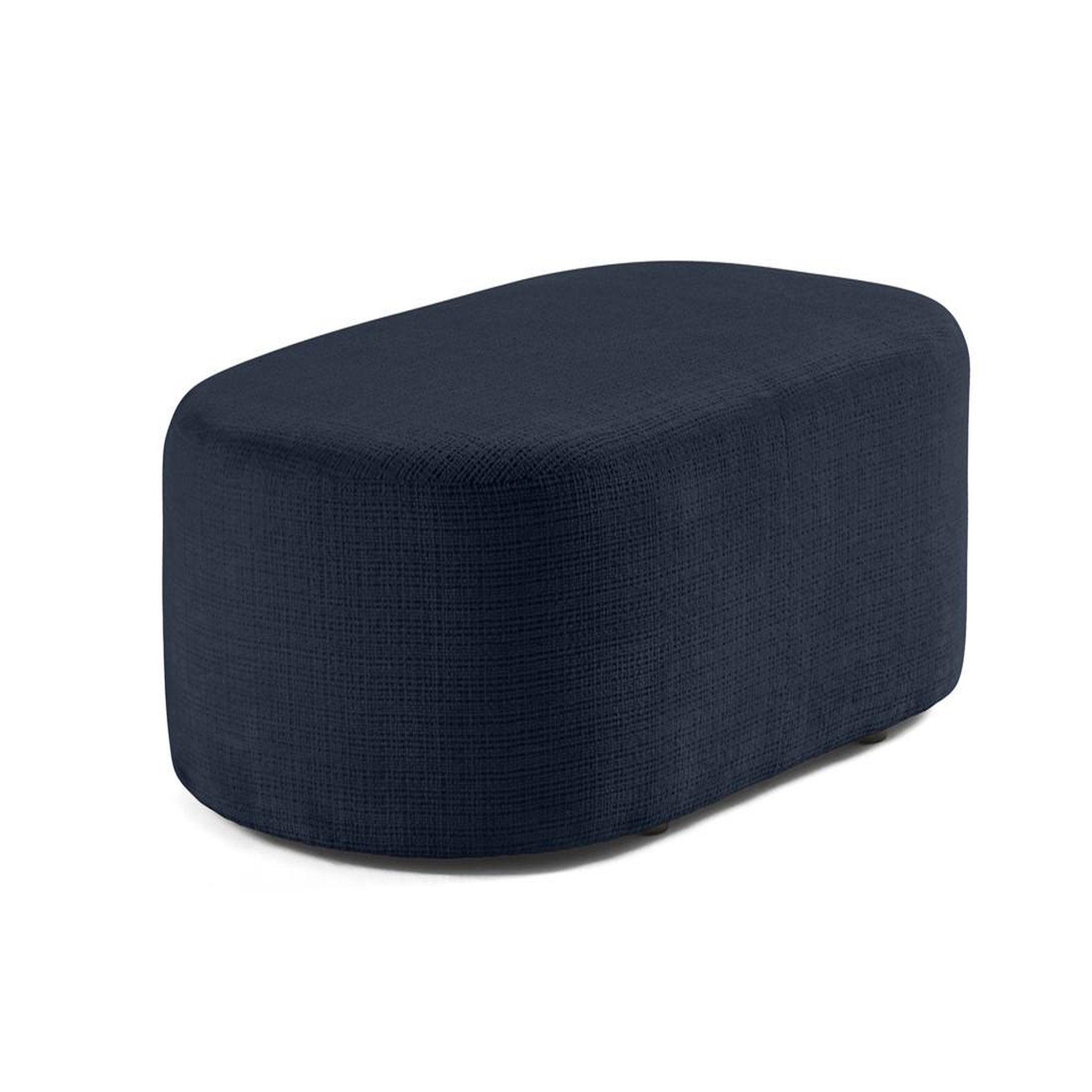 Voir la diapositive 3 : BEST MOBILIER Miro - pouf en velours texturé