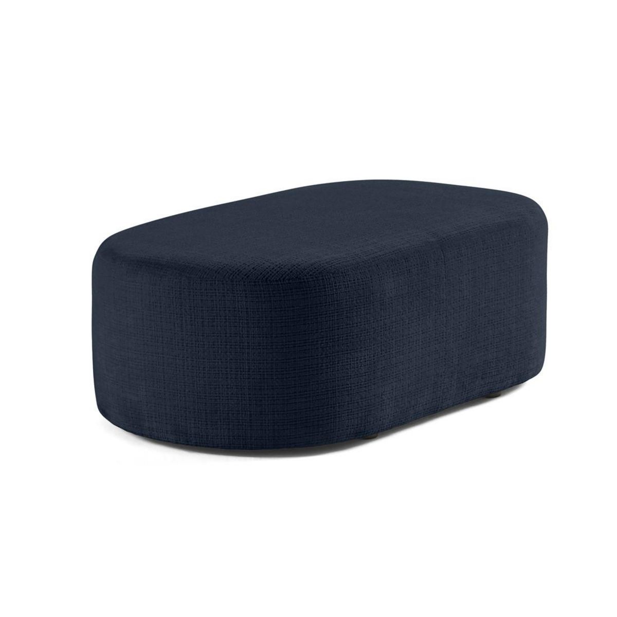 BEST MOBILIER Miro - pouf en velours texturé