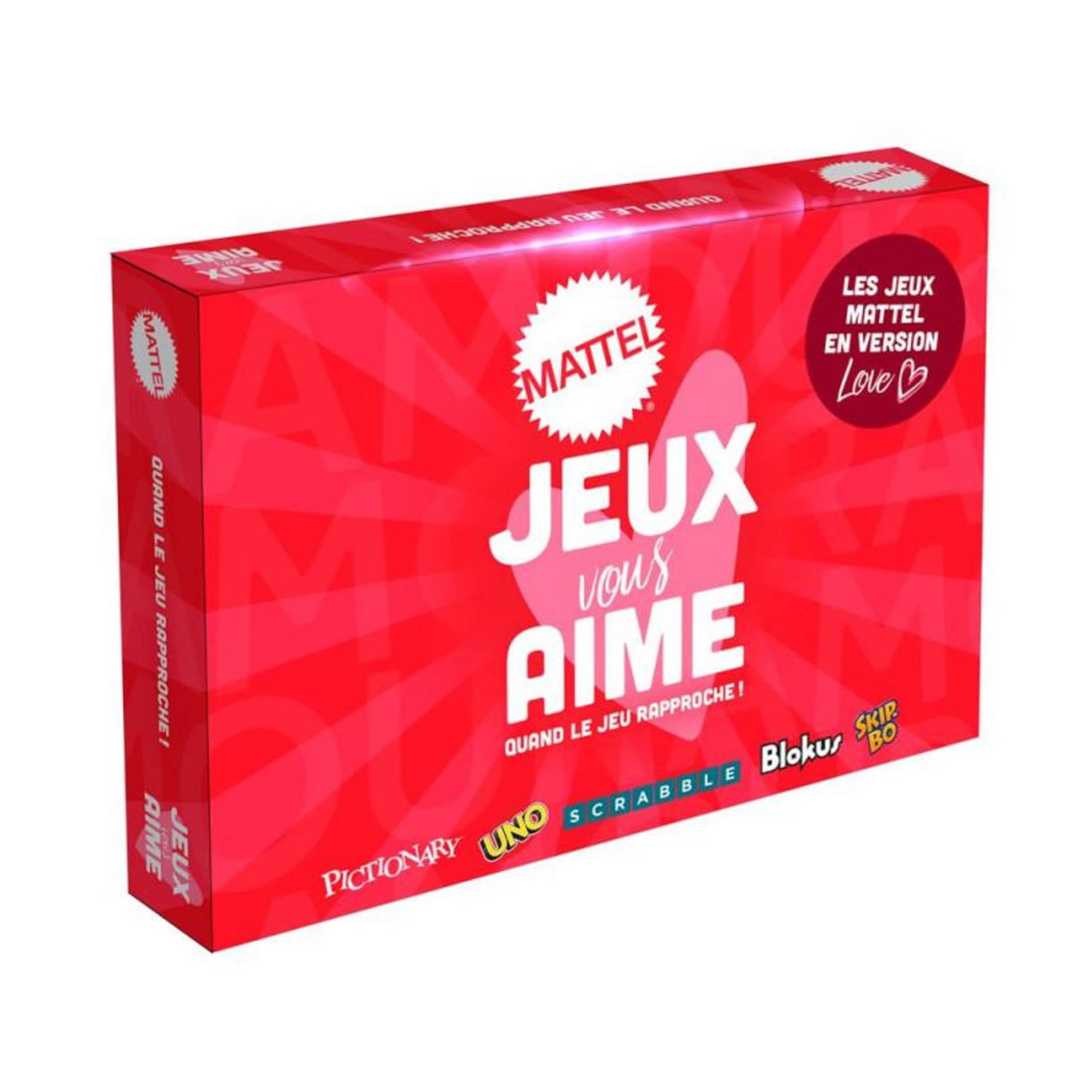 MATTEL Jeu de société Lovebox Mattel Jeux vous aime Ne peut être vendu séparément