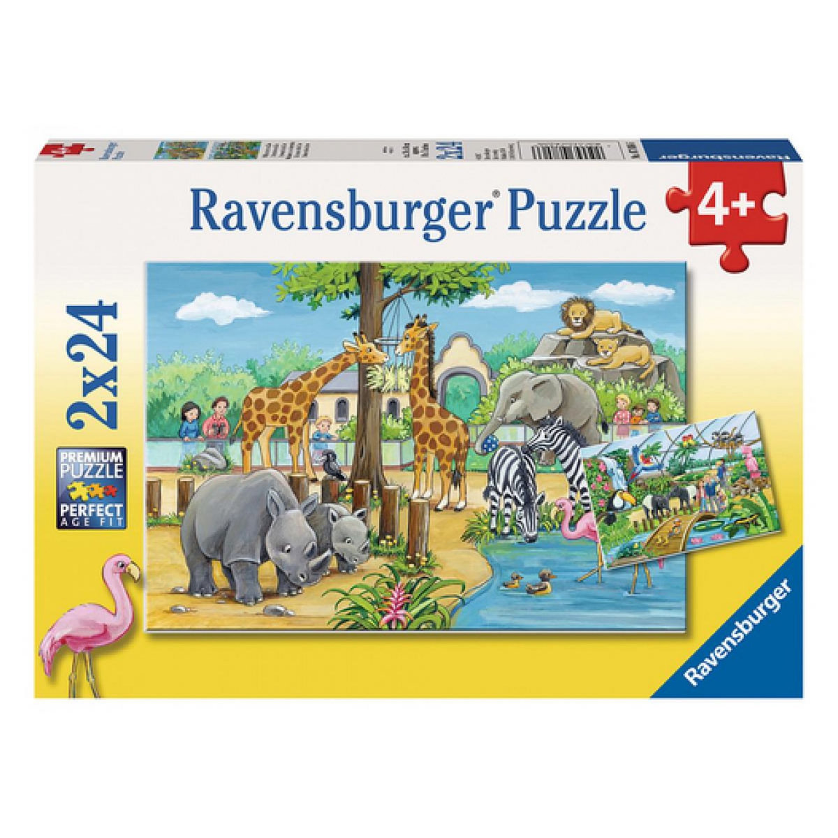 RAVENSBURGER 2X24 P - Bienvenue Au Zoo Puzzle
