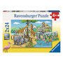 Voir la diapositive 3 : RAVENSBURGER 2X24 P - Bienvenue Au Zoo Puzzle