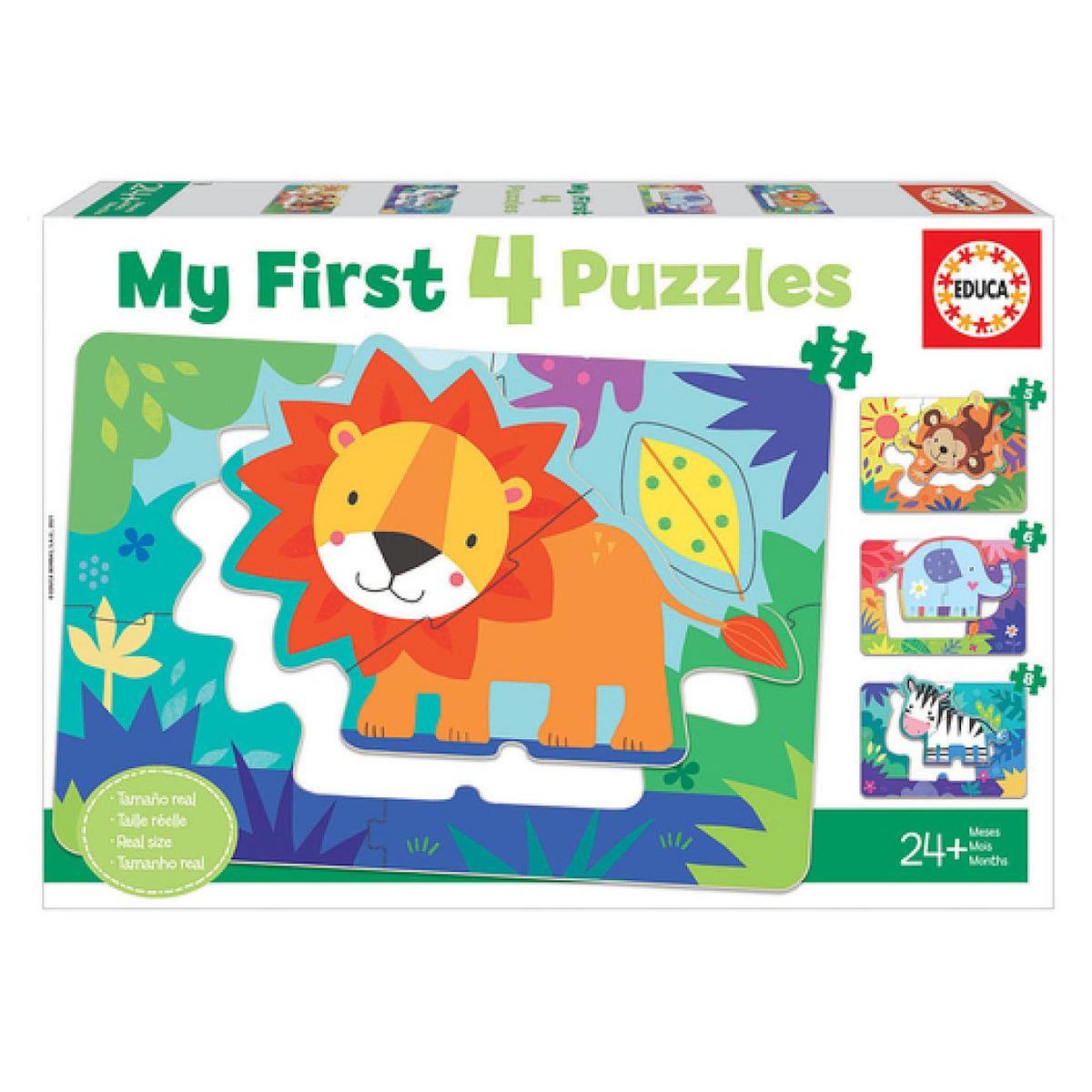 EDUCA Mes Premiers Puzzles Progressifs Animaux de la Jungle
