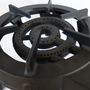 Voir la diapositive 2 : MEVA Rechaud gaz Traiteur Fonte véritable 9.8 kw 4 pieds 3 robinets + Tuyau gaz et détendeur