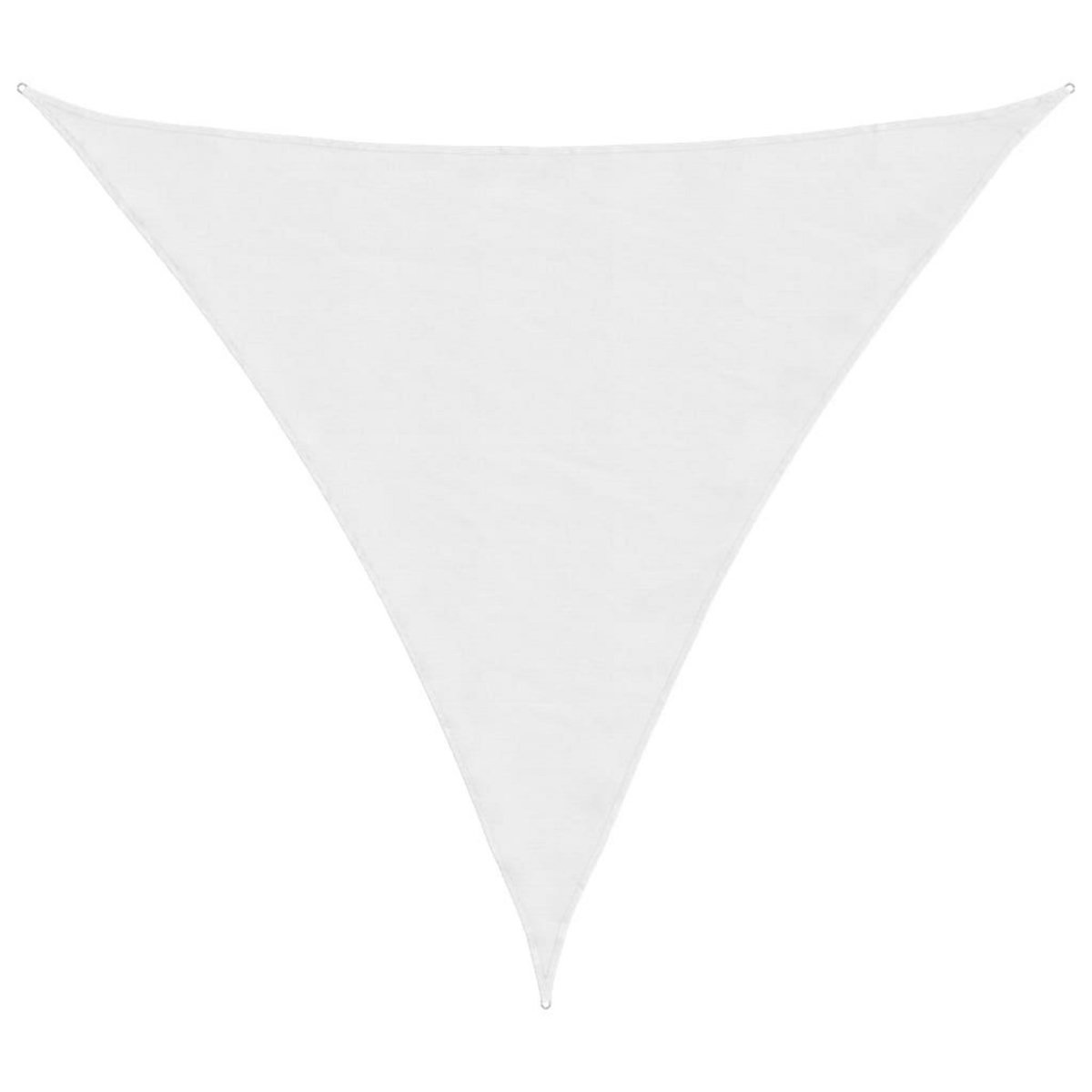 VIDAXL Voile de parasol tissu oxford triangulaire 3x3x3 m blanc
