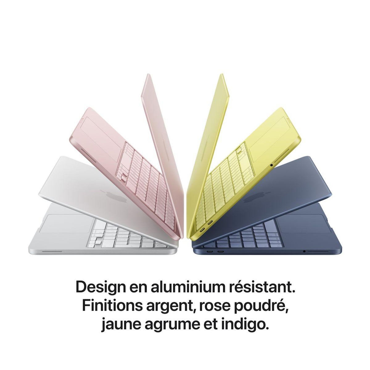 APPLE Ordinateur Apple Neo Puce A18 Pro CPU 6 / GPU 5 cœurs Mémoire RAM 8Go Stockage 256Go SSD Jaune agrume