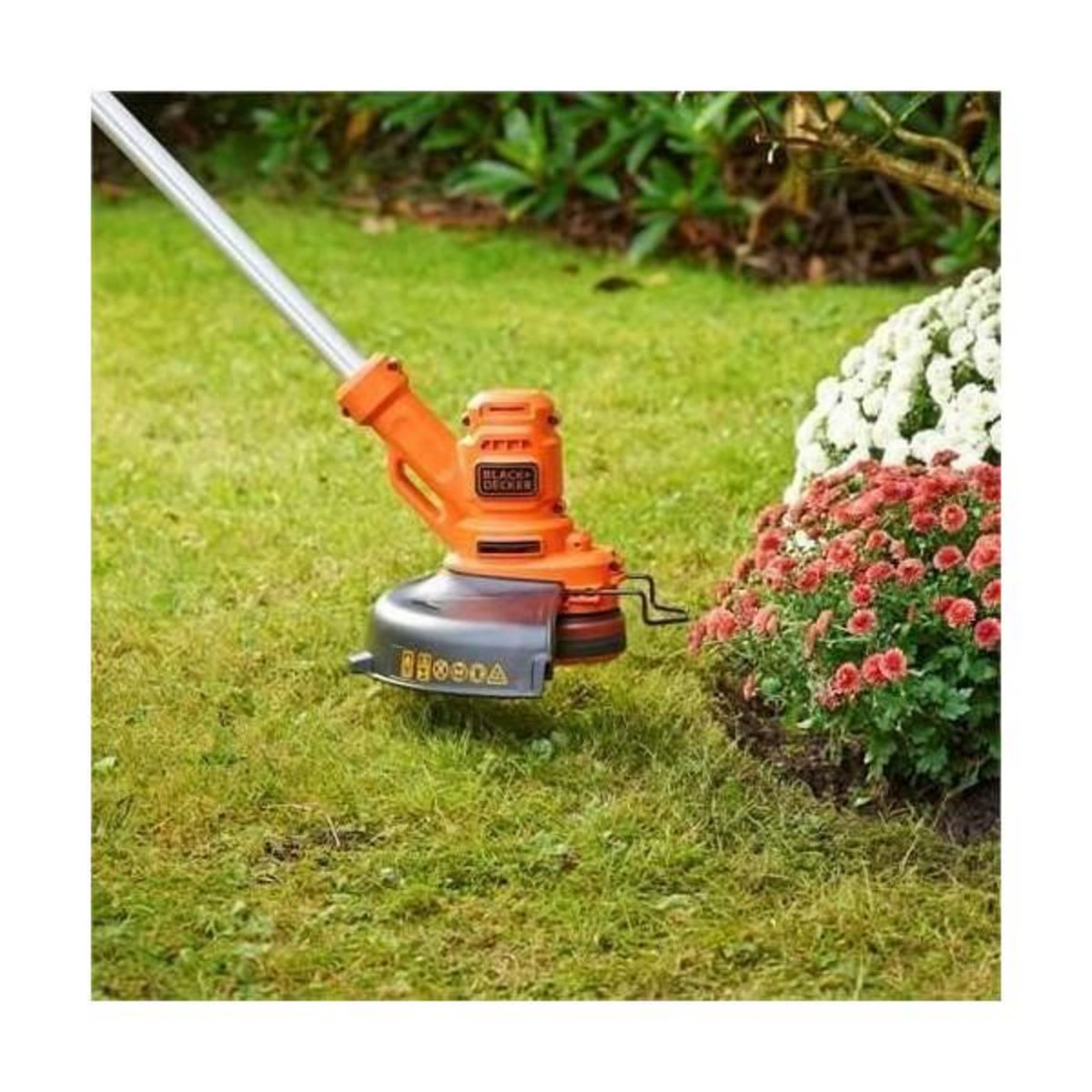 Black et Decker BLACK+DECKER Coupe-Bordures Filaire 450W BESTA525-QS Coupe-Bordures Electrique 25 cm avec 2 Poignées