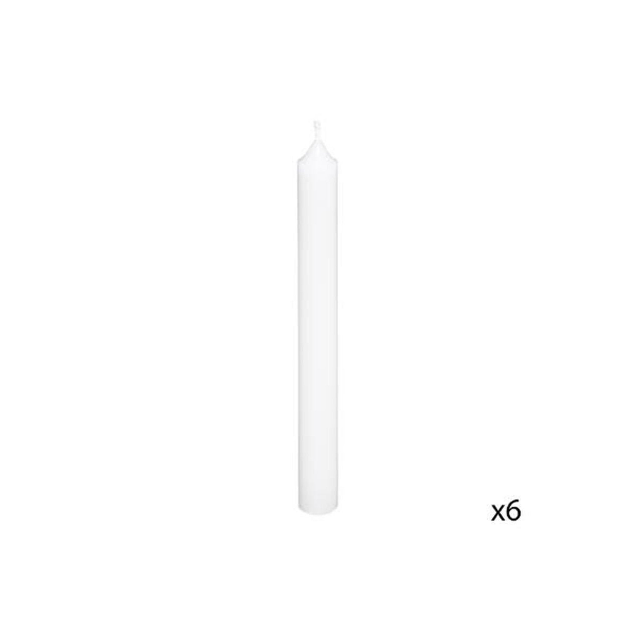 Voir la diapositive 3 : COMPTOIR DE LA BOUGIE Coffret 21 bougies  3 formats  20cm blanc