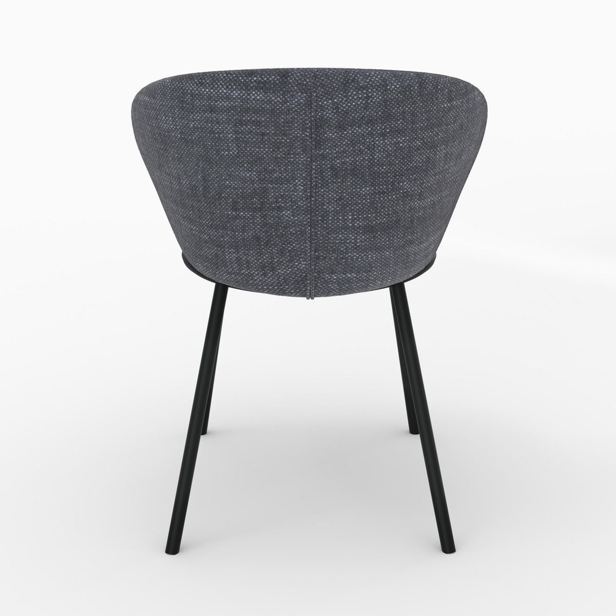 Rendez vous déco Chaise en tissu beige - Angèle