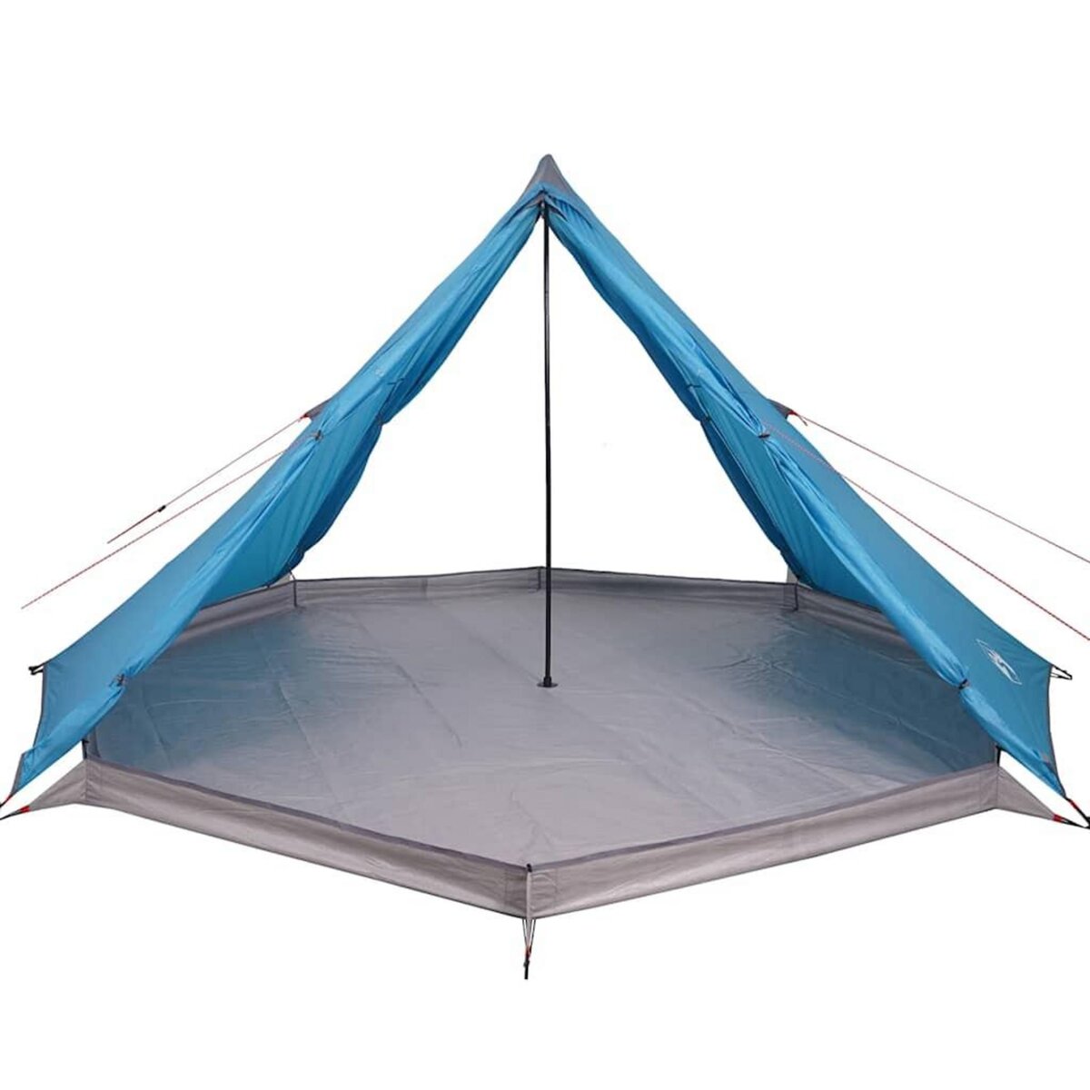 VIDAXL Tente familiale tipi 8 personnes bleu impermeable