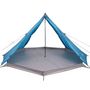 Voir la diapositive 5 : VIDAXL Tente familiale tipi 8 personnes bleu impermeable