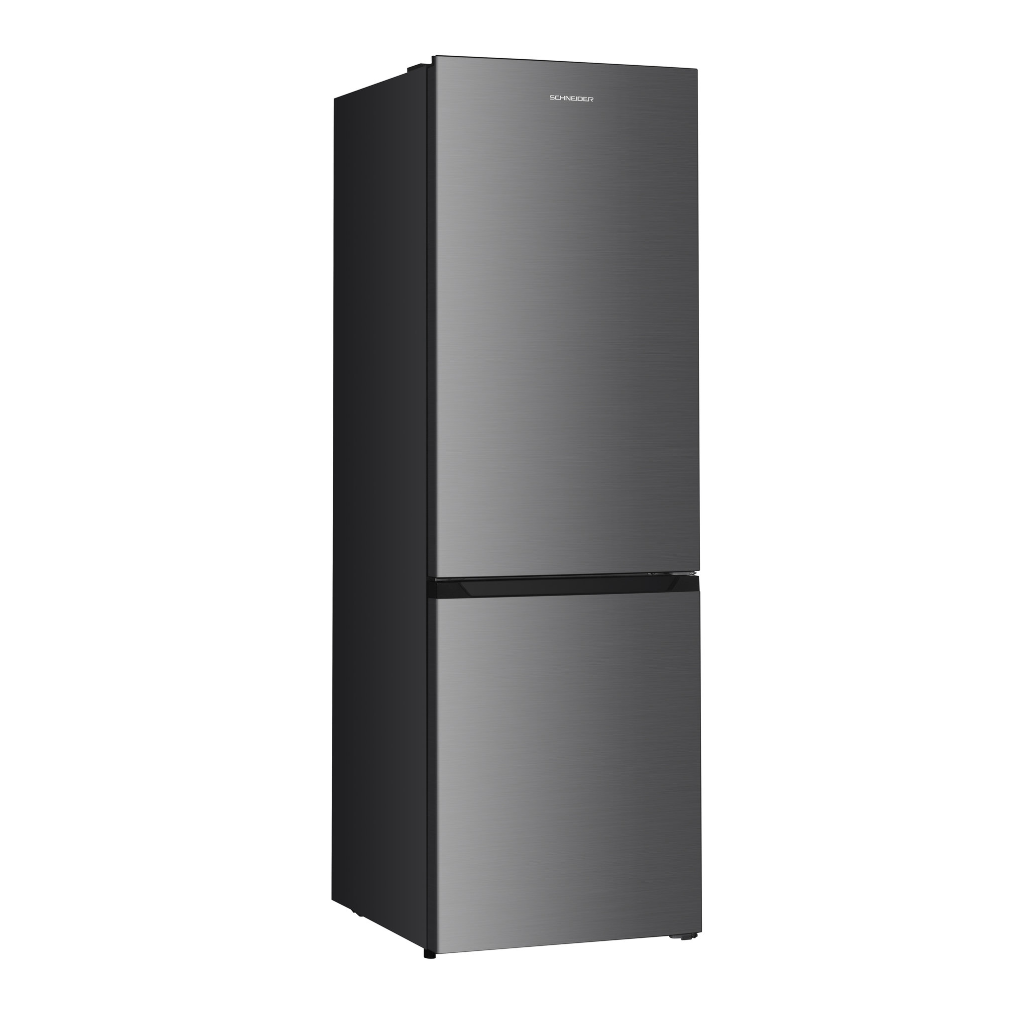 Voir la diapositive 6 : SCHNEIDER Réfrigérateur combiné 400L Inox - SCCB400NFXE