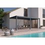 Voir la diapositive 1 : Pergola Bioclimatique adossée 3x6 m- Aluminium - Anthracite - VS OmBREA®
