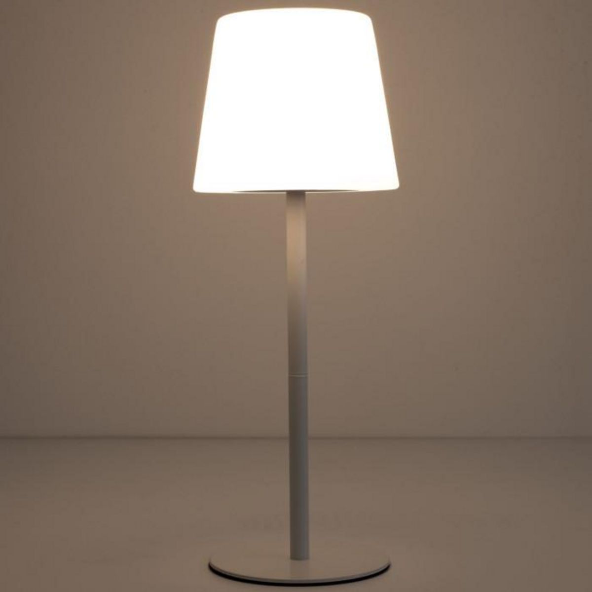 Paris Prix Lampe à Poser Extérieur  Rechargeable  40cm Blanc