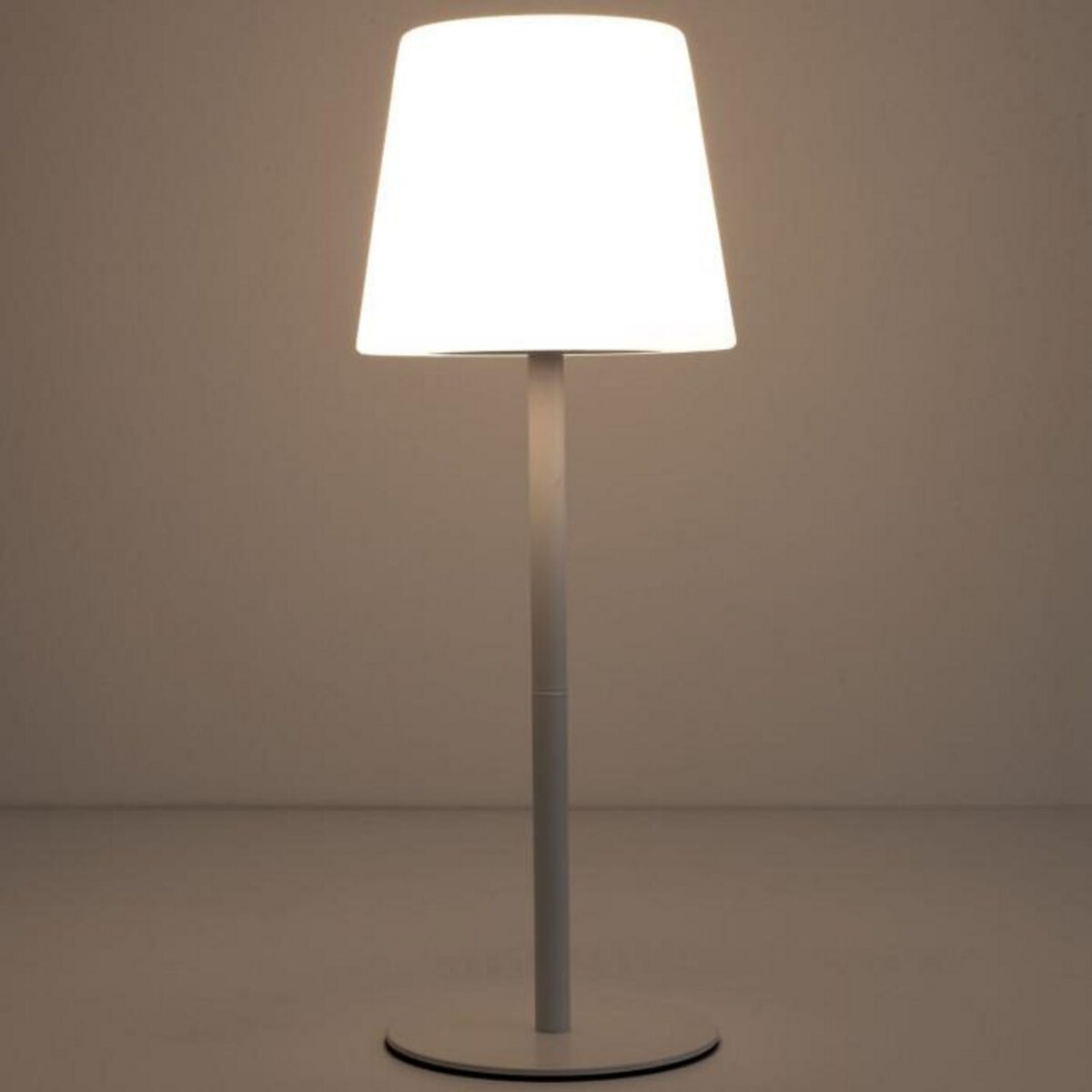 Paris Prix Lampe à Poser Extérieur  Rechargeable  40cm Blanc